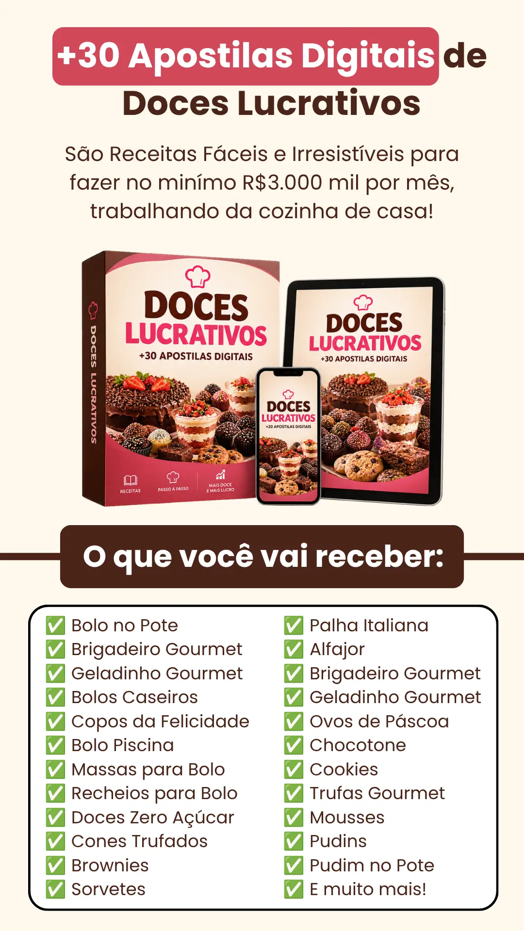 Doces Lucrativos — Apostilas Digitais